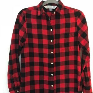 Old Navy Red/Black Flannel